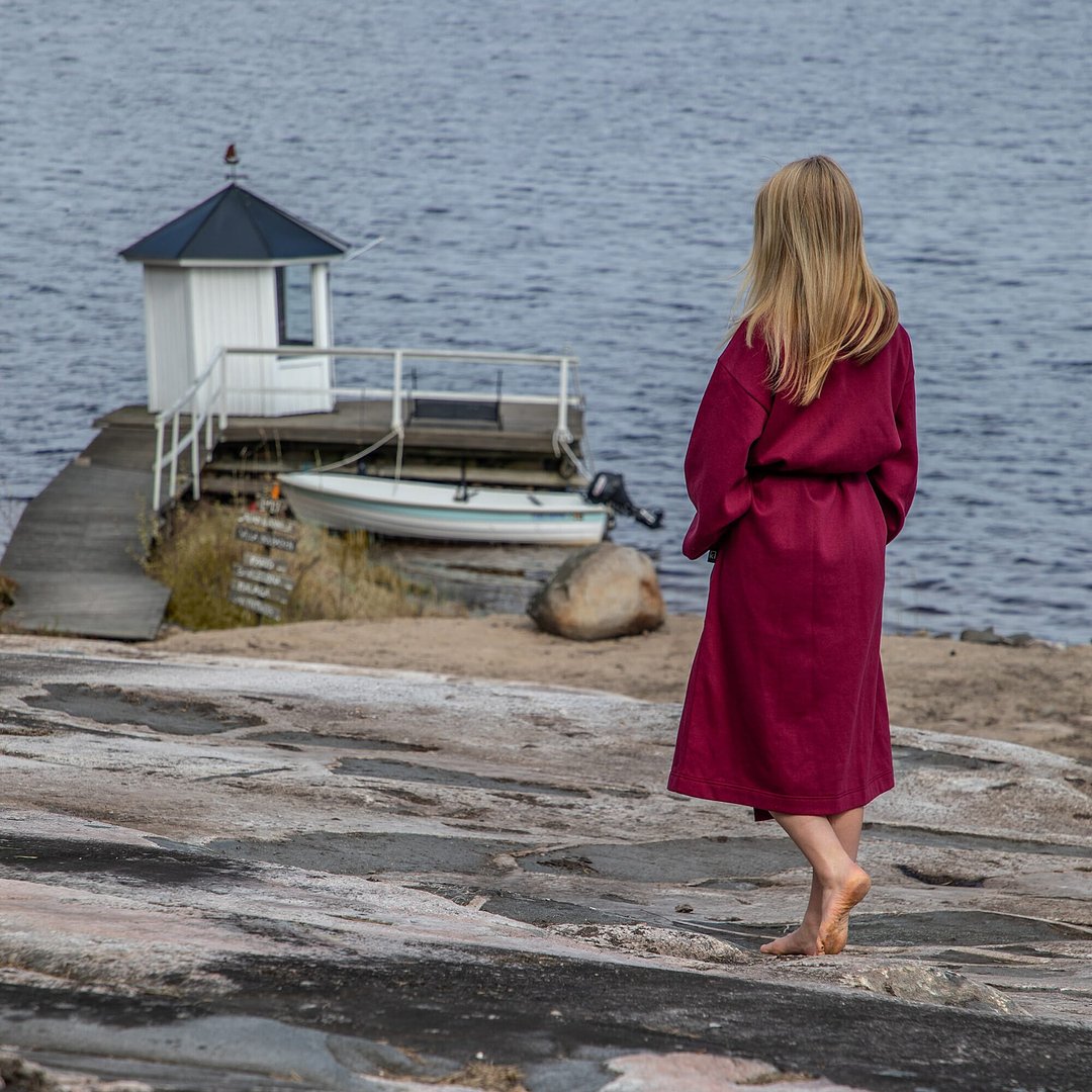 Kosta Linnewafveri Bademantel College L/XL Ruia