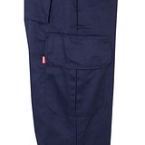 Zweifarbige Twill-Hose mit mehreren Taschen (210 g/m²), aus Baumwolle (20%) und Polyester (80%) Nelien