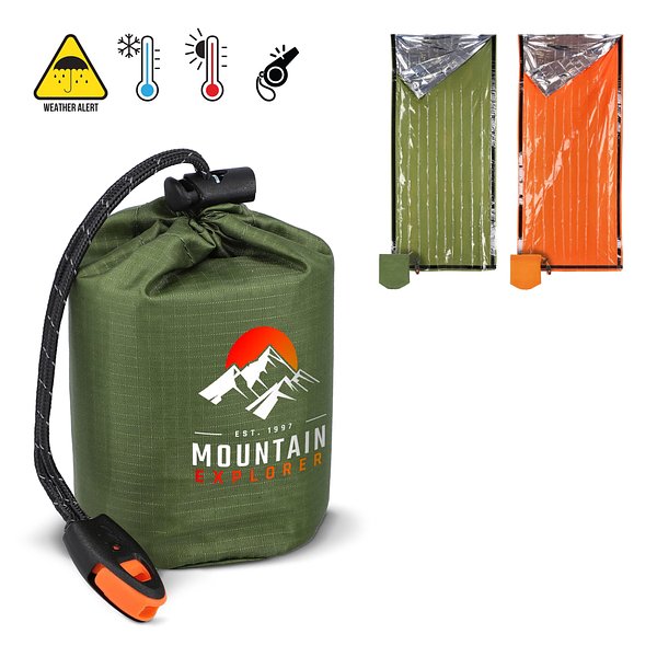 Thermoschlafsack für Notfälle im Freien Durela