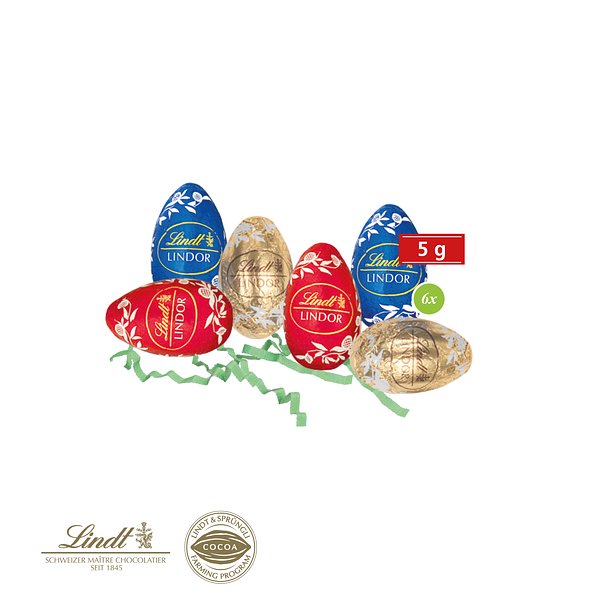 Lindt Mini-Eier, 6er Osternest