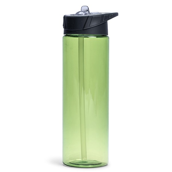Wasserflasche mit Strohhalm 700ml Lixmep