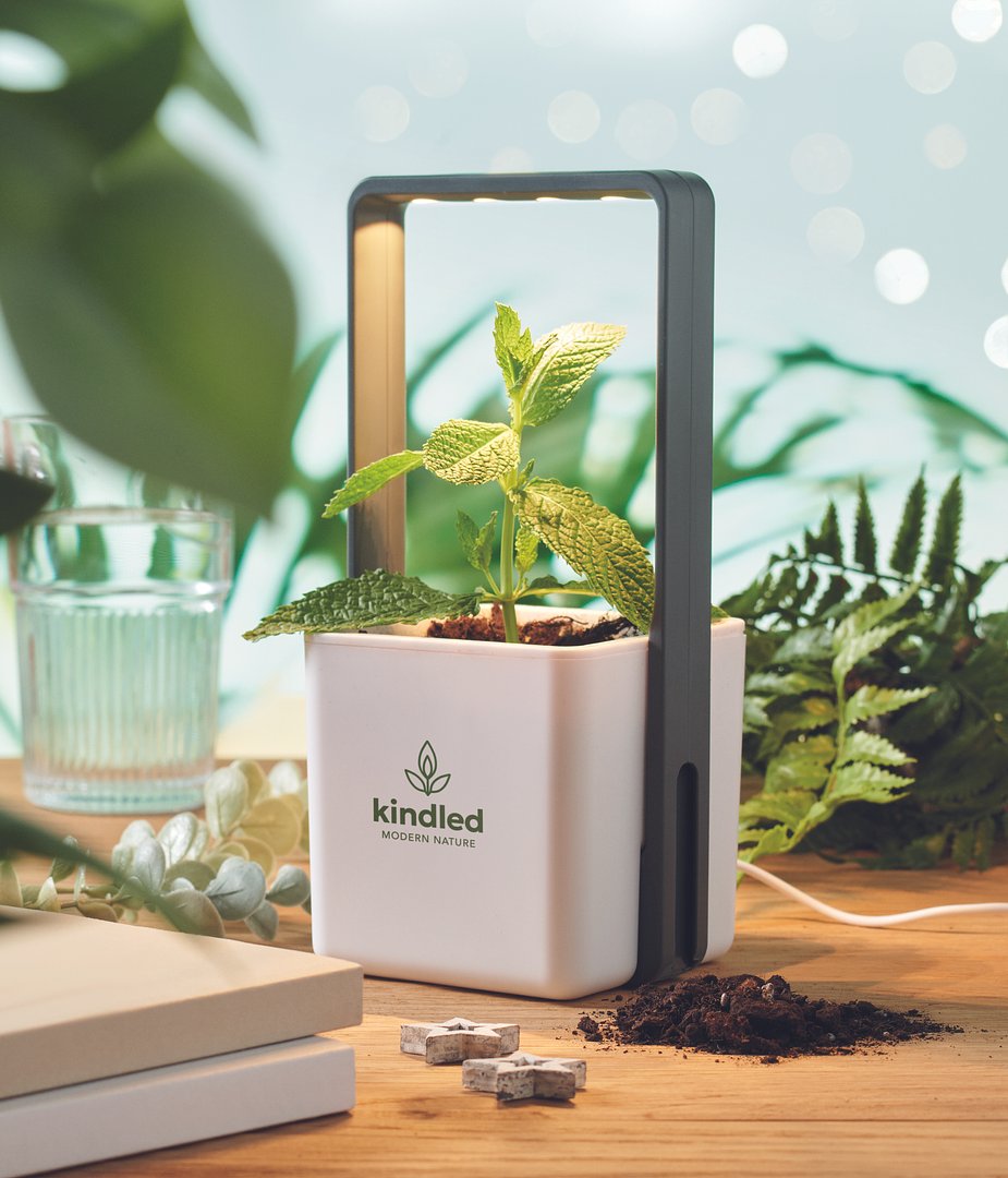 Inndor-Pflanztopf mit LED Vrenchast