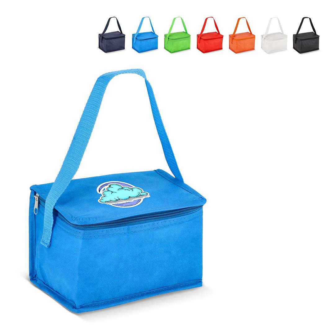 R-PET 6 Dosen-Kühltasche Non Woven 20x 13 x 12,5cm 75g/m² Veili