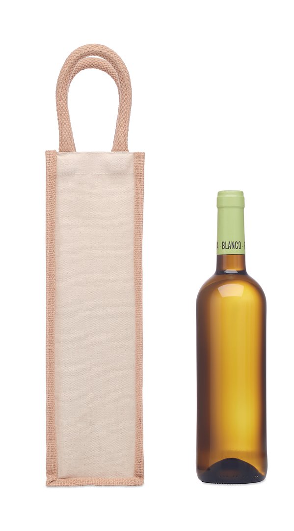 Flaschen-Geschenktasche Jute Rudin