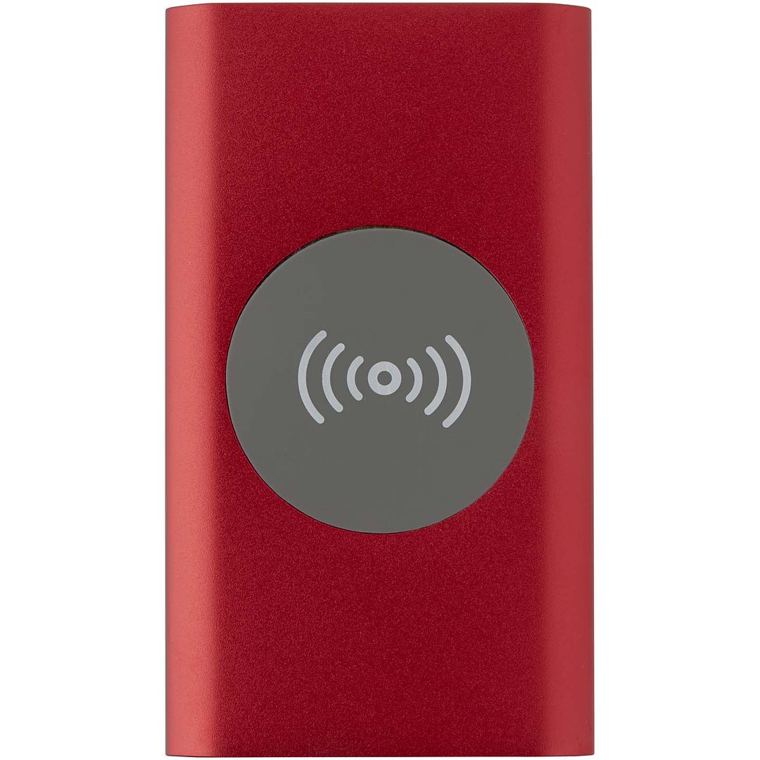 4000 mAh Typ-C kabellose Powerbank aus recyceltem Aluminium - Rudylan