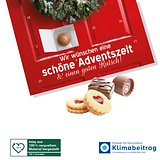 Adventskalender „Universal“, Inlay aus 100% recyceltem Material