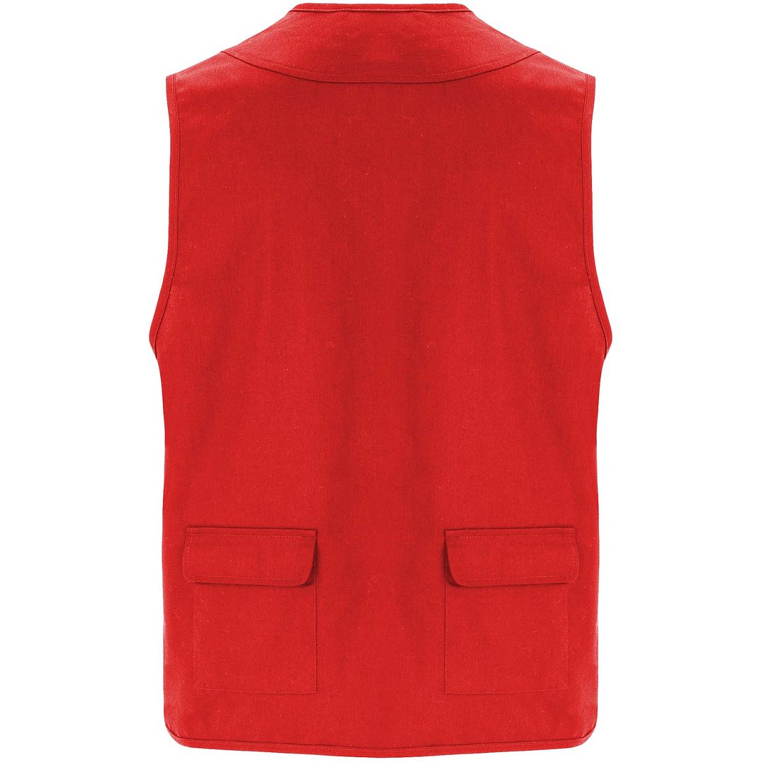Arbeitsweste mit V-Ausschnitt und mehreren Taschen, 200 g/m2 - Elverven