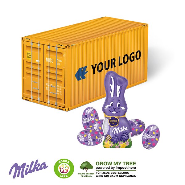 3D PRÄSENT TRANSPORTER ODER CONTAINER OSTERN