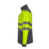 Zweifarbige Softshell-Jacke (280 g/m²) aus Polyester (96 %) und Elastan (4 %) Bistga