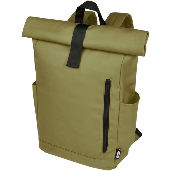 15,6" GRS RPET Roll-Top Rucksack 18 L - Maschtian