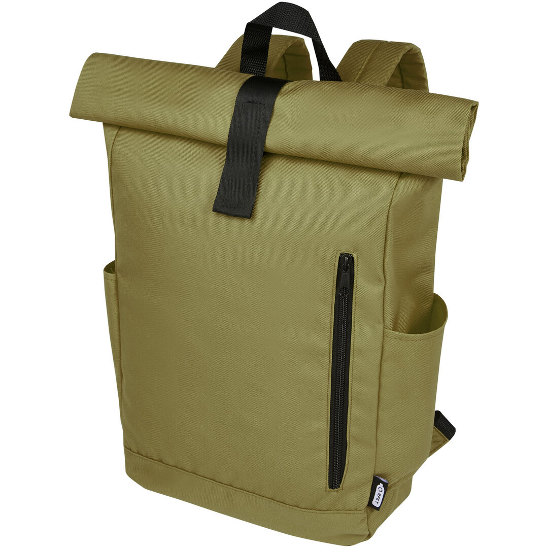 15,6" GRS RPET Roll-Top Rucksack 18 L - Maschtian