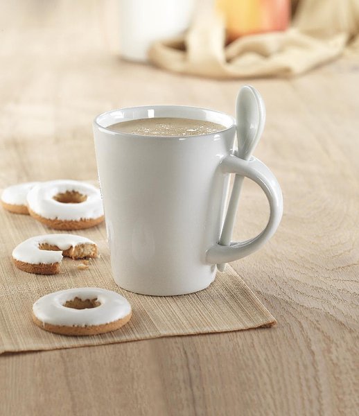 Tasse mit Löffel Sublimation Inatht