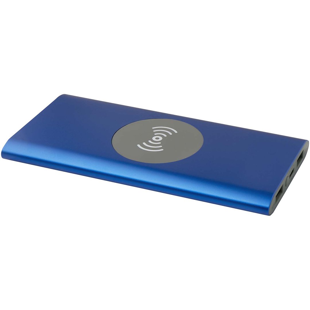 8000 mAh Typ-C kabellose Powerbank aus recyceltem Aluminium - Giama