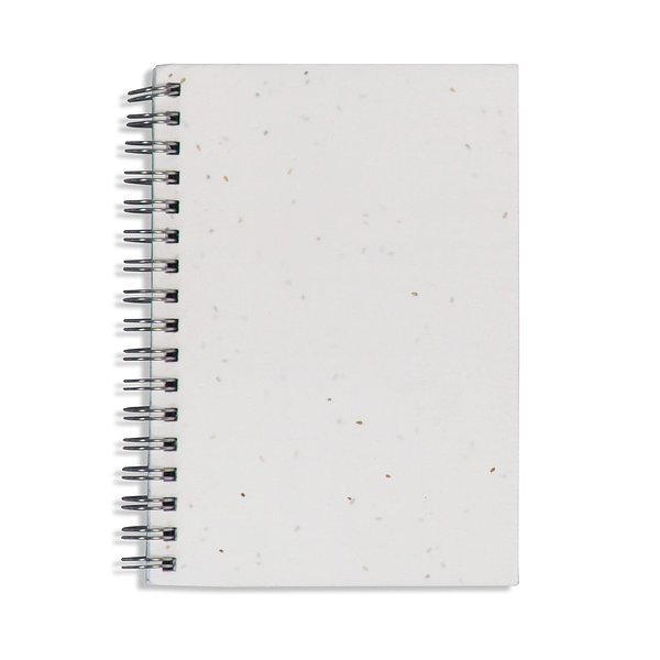Spiral-Notizbuch aus Saatgutpapier Nolfas