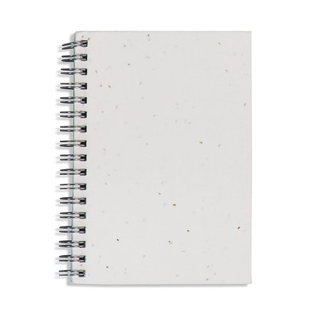 Spiral-Notizbuch aus Saatgutpapier Nolfas