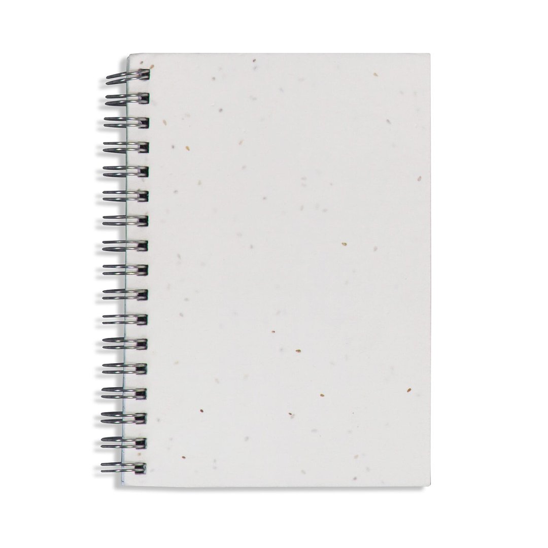 Spiral-Notizbuch aus Saatgutpapier Nolfas