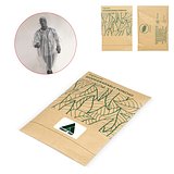 Biologisch abbaubarer Regenponcho Oldinen