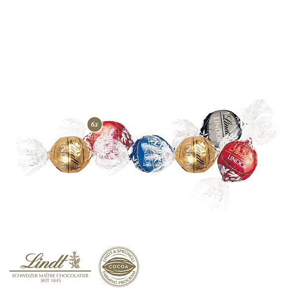 Präsent „Weihnachtsbaum“ mit Lindor Pralines