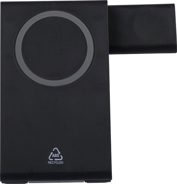 Recyceltes ABS 3-in-1 magnetisches kabelloses Ladegerät Stiana