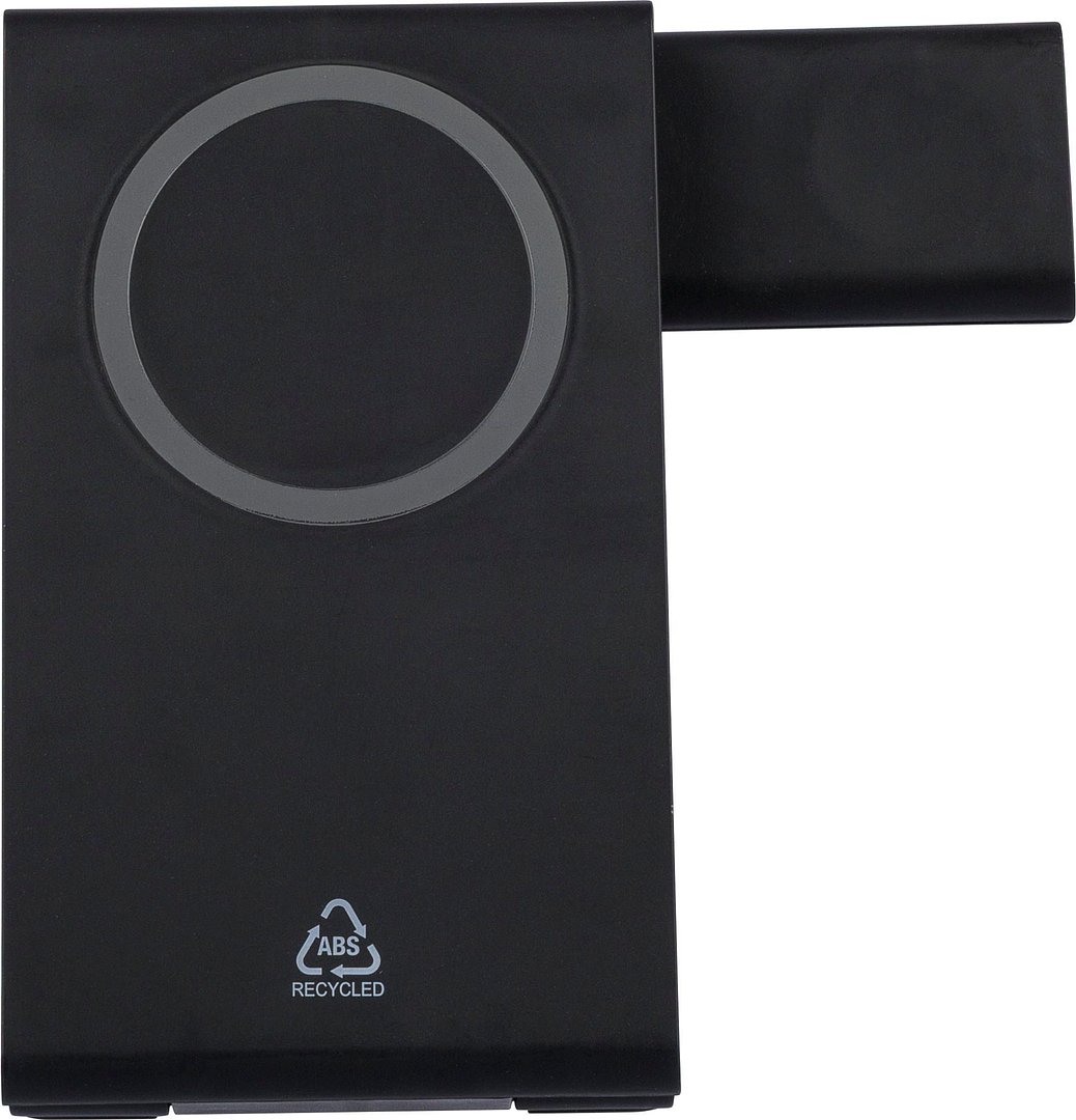 Recyceltes ABS 3-in-1 magnetisches kabelloses Ladegerät Stiana
