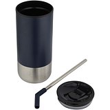 480 ml RCS recycelter Isolierbecher mit Trinkhalm - Jöria