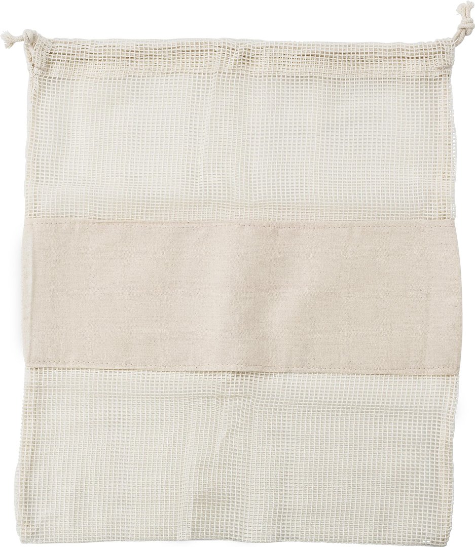 Set aus drei wiederverwendbaren Taschen aus Baumwollgewebe Rudinest