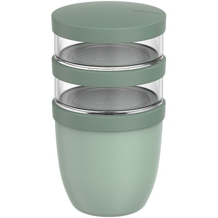 Ellipse Dreiteiliger, 500 ml + 2 x 200 ml isolierter Lunchpot - Oleenica
