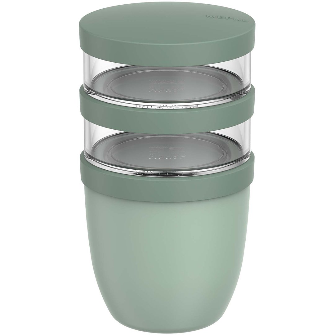 Ellipse Dreiteiliger, 500 ml + 2 x 200 ml isolierter Lunchpot - Oleenica