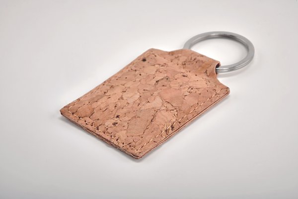 Schlüsselring Kork, eckig Paulan