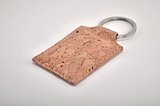 Schlüsselring Kork, eckig Paulan