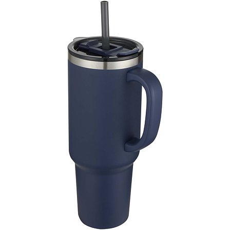 1200 ml doppelwandiger RCS-zertifizierter Kupfer-Vakuum Isolierbecher mit Strohhalm - Menele