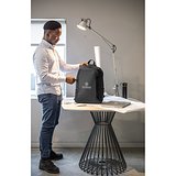 Laptop-Rucksack aus 600D, recyceltem Polyester, HD mit wasserabweisender Beschichtung und Innenfutter aus 900D recyceltem Polyester 17.3“ Corlieria