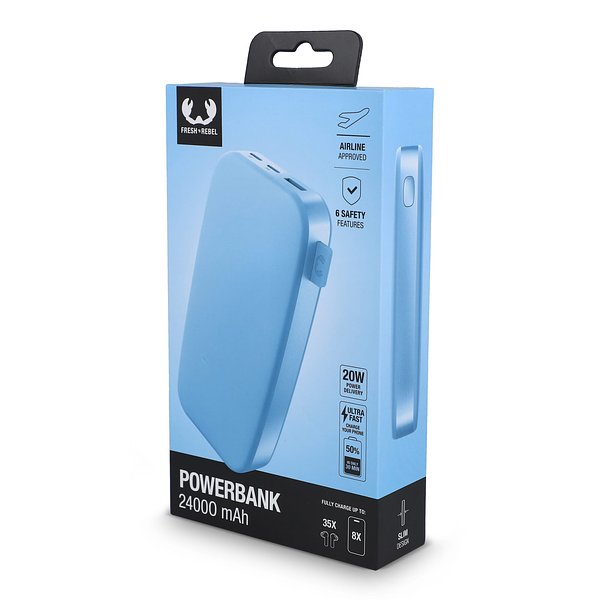 Fresh 'n Rebel Powerbank 24000 mAh PD USB-C - Ultra Forte Beatht