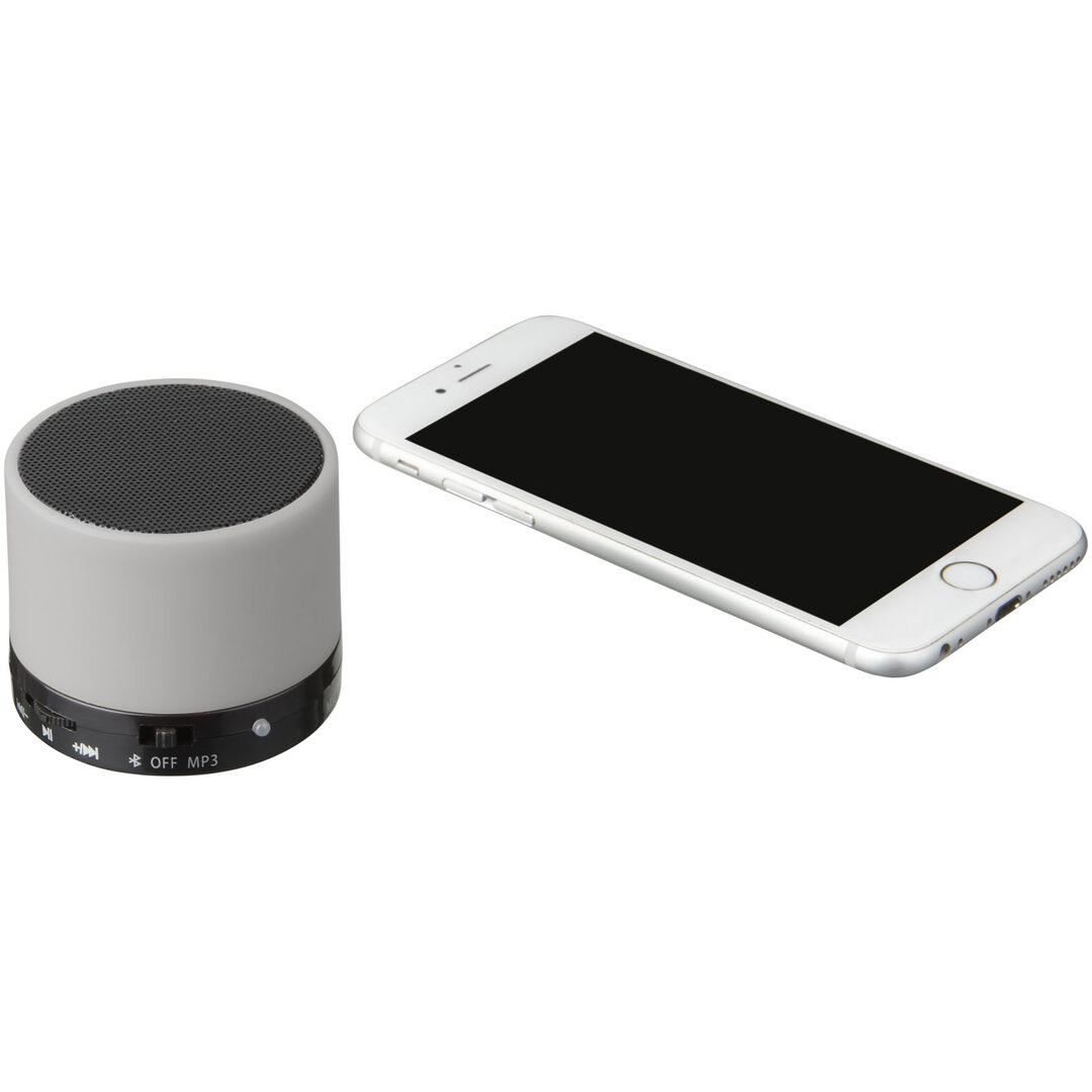 Zylinder Bluetooth® Lautsprecher mit gummierter Oberfläche - Nolfat