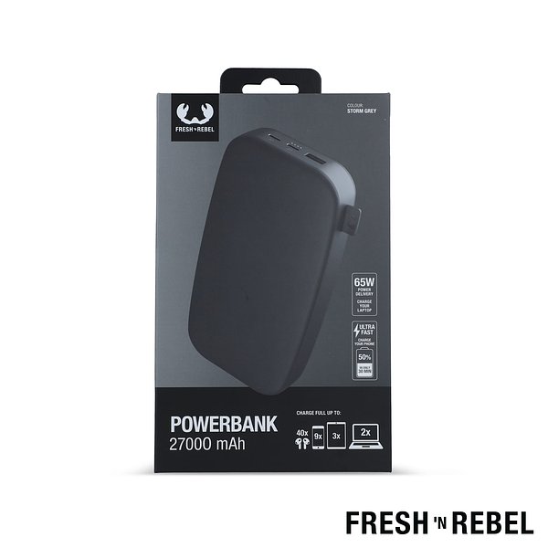 Fresh 'n Rebel Powerbank 27000 mAh USB-C - 65W PD Gianina