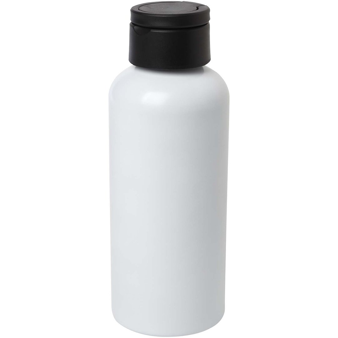 600 ml RCS-zertifizierte Wasserflasche aus recyceltem Aluminium mit RPET-Deckel - Ylana