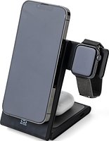 Recyceltes ABS 3-in-1 magnetisches kabelloses Ladegerät Stiana