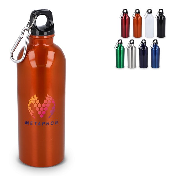 R-Edelstahl einwandige Flasche mit Karabiner 500 ml Nolfrina