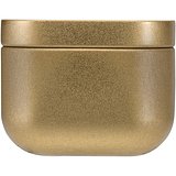 Quadratische Zinnkerze mit Vanille Duft - Uelitli