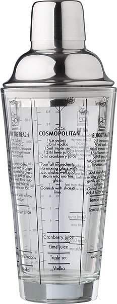 Glas-Cocktailshaker (400 ml) Mirina