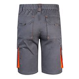 Zweifarbige Stretch-Bermudashorts mit mehreren Taschen (240 g/m²) aus Baumwolle (46 %), EME (38 %) und Polyester (16 %) Altie