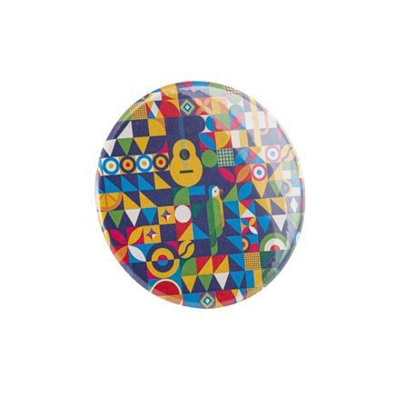 Runder Pin mit Magnet Vregiuana