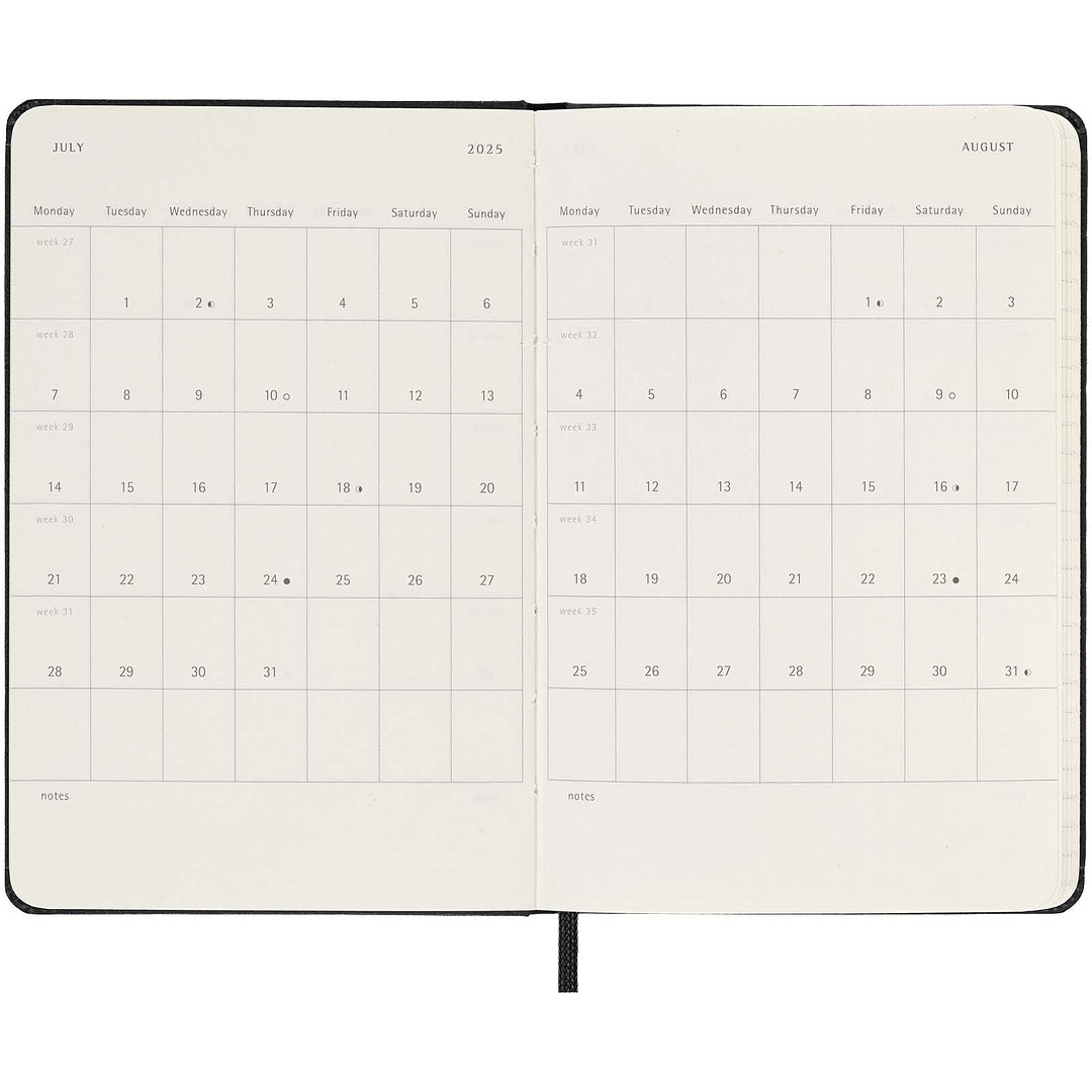Hardcover 12 Monate PK Wochenkalender - Emer