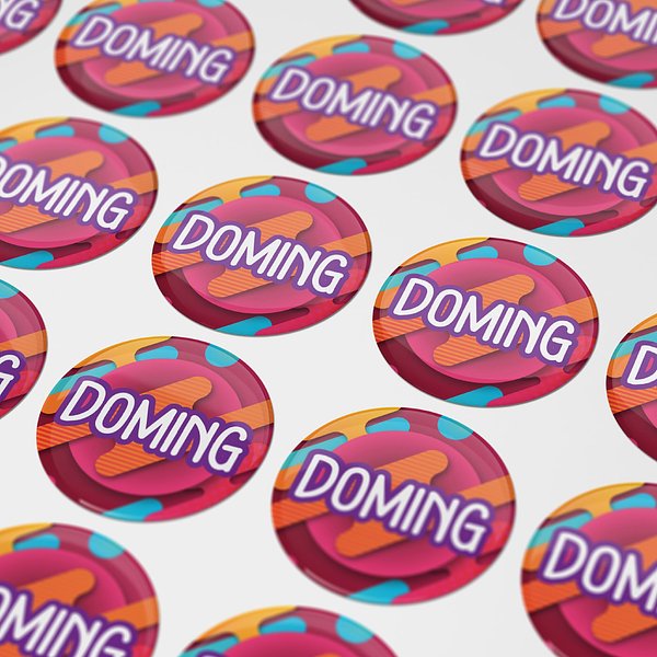 Doming Rund Ø 15 mm Köbistina