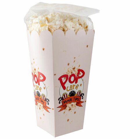 Box Popcorn, süss oder salzig bedruckt