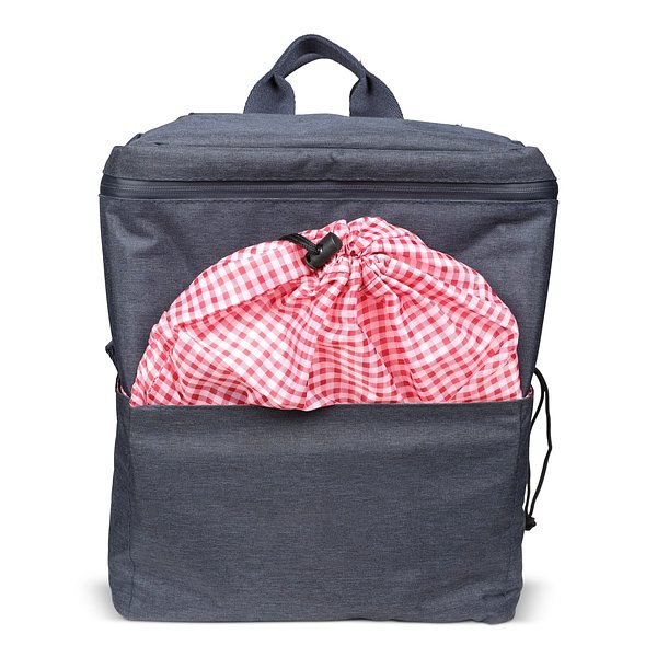 Picknick-Doppel-Fahrradtasche aus R-PET-Material Emenjan