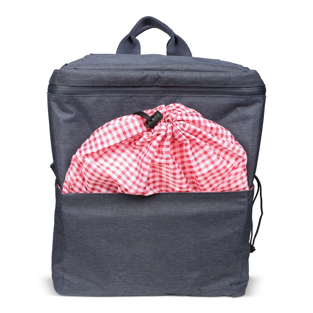 Picknick-Doppel-Fahrradtasche aus R-PET-Material Emenjan