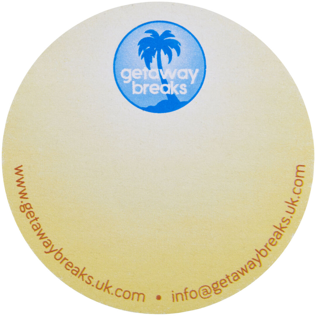 Runde recycelte Haftnotizen - Utzi