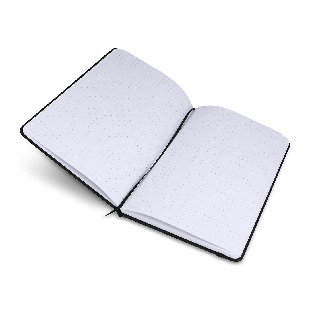 Notizbuch A5 PU mit Rasterpunktseiten Stiafrs