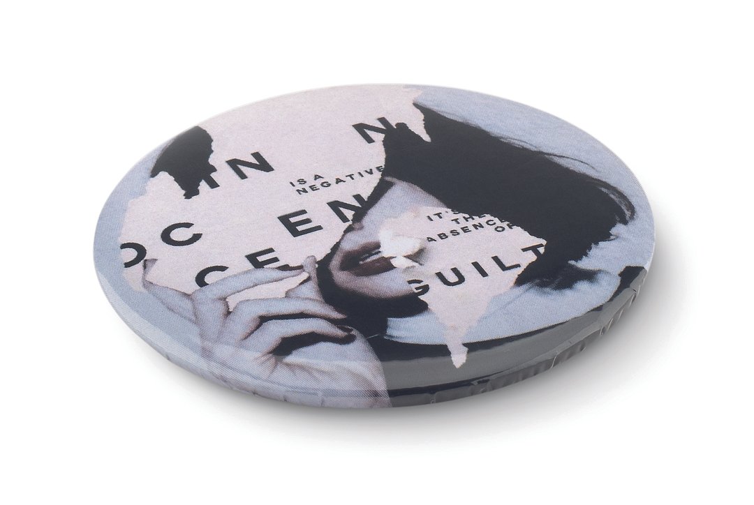 Magnet-Badge mit Kapselheber Linen